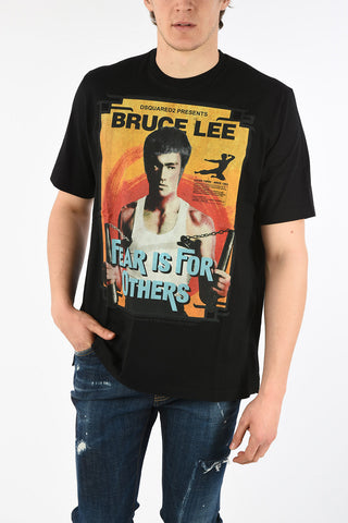 Bruce Lee-Print SLOUCH FIT T-shirt