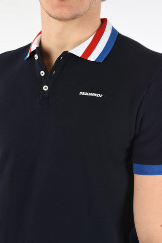 3 Button CLASSIC FIT  Polo with Print-Logo
