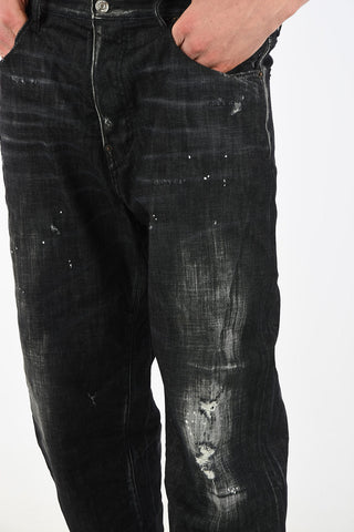 22cm Vintage Effect Jeans