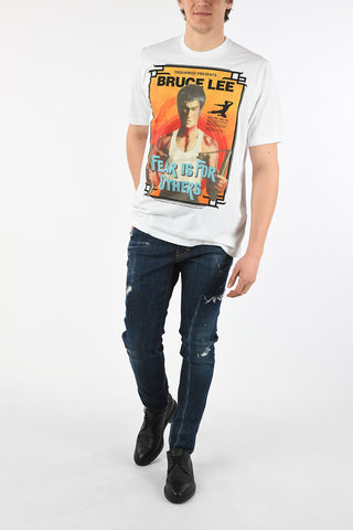 Bruce Lee Print SLOUCH FIT T-shirt