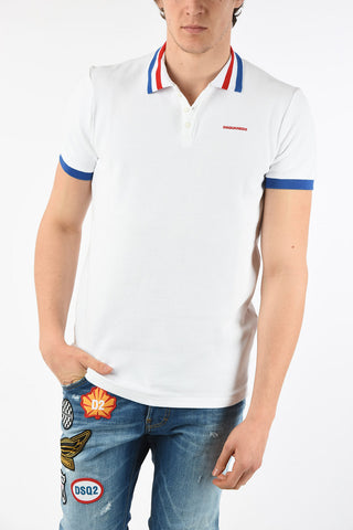 3 Button CLASSIC FIT  Polo with Print-Logo