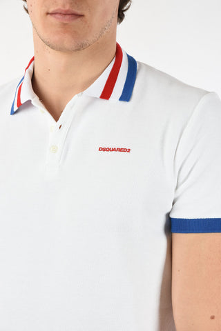 3 Button CLASSIC FIT  Polo with Print-Logo