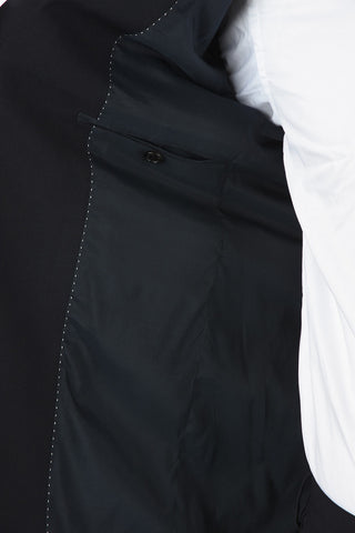 Two Button Slim Fit Suit with Peaked Lapel