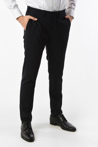 Two Button Slim Fit Suit with Peaked Lapel