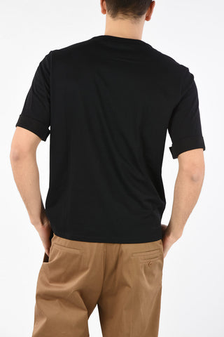 Printed Cotton COAT OF ARMS T-Shirt
