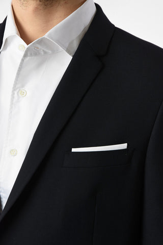 Two Button Slim Fit Suit with Notch Lapel