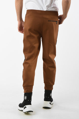 Skinny Fit MONOGRAM STRIPE Joggers with Drawstring Closure 
