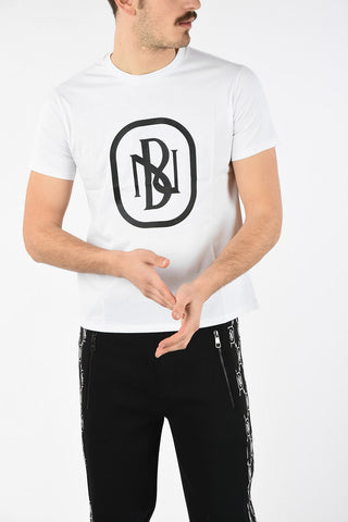 T-Shirt Easy Fit MONOGRAM in Cotone