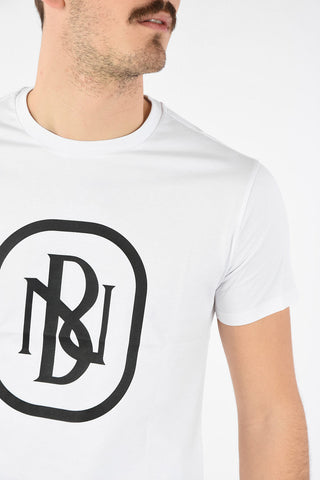 T-Shirt Easy Fit MONOGRAM in Cotone