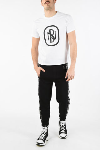 T-Shirt Easy Fit MONOGRAM in Cotone