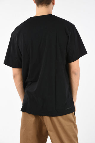 T-Shirt Easy Fit con Collo a V