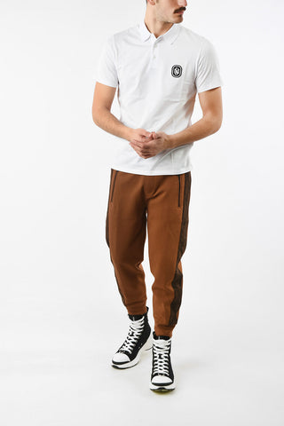 Cotton MONOGRAM BADGE Slim Fit Polo