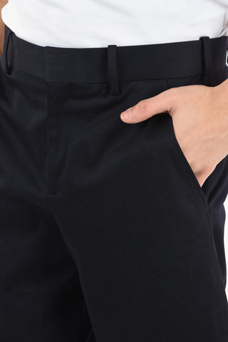Hidden Closure Wide Leg Fit Pants with Adjustable Ankle 