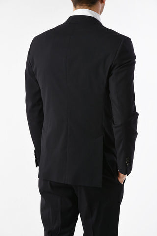 Two Button Slim Fit Suit with Peaked Lapel