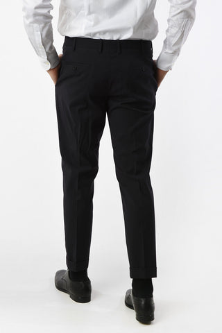 Two Button Slim Fit Suit with Peaked Lapel