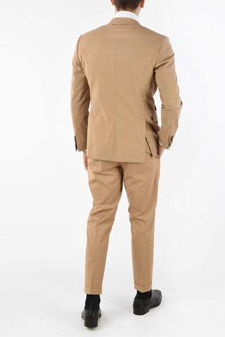 Completo 2 Bottoni Slim Fit Con Tasche con Aletta
