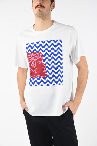 Printed Cotton Easy Fit T-Shirt