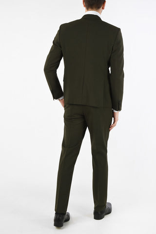 Two Button Slim Fit Suit with Flap Pockets
