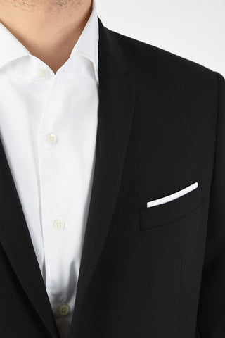 Two Button Slim Fit Suit with Notch Lapel