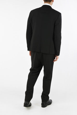 Two Button Slim Fit Suit with Notch Lapel