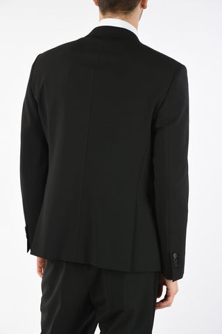 Two Button Slim Fit Suit with Notch Lapel