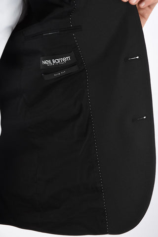 Two Button Slim Fit Suit with Notch Lapel