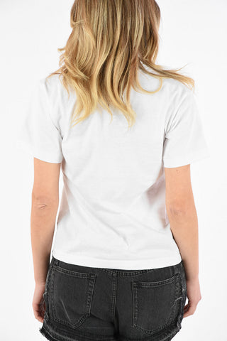 BLACK Printed Crew-Neck T-shirt