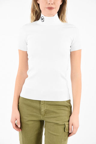 Slim Fit Turtle-Neck Top 
