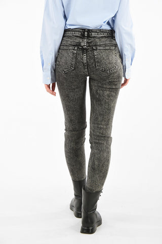 Skinny Fit 5 Pocket High Waist Jeans