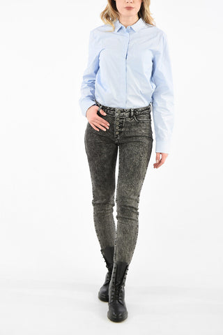 Skinny Fit 5 Pocket High Waist Jeans