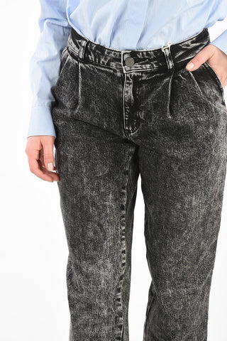 Double Pleat Peg Jeans