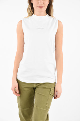 Printed Cotton Sleeveless A SPHERE Top