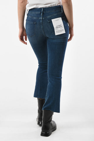 High Waist Crop Boot Cut jeans