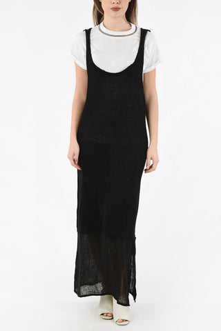 Braided Linen Floor Lenght Dress