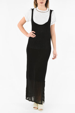 Braided Linen Floor Lenght Dress