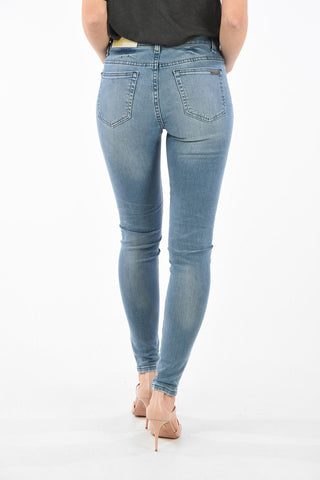 Jeans Skinny Fit SELMA a Vita Alta in Cotone Stretch