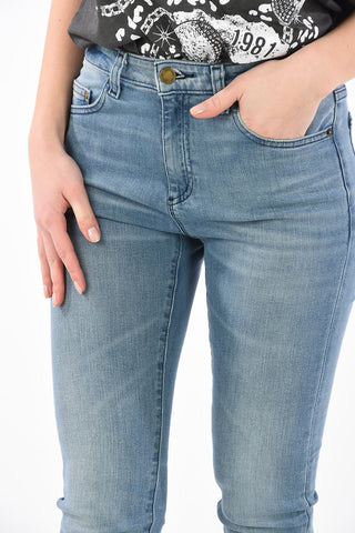 Jeans Skinny Fit SELMA a Vita Alta in Cotone Stretch