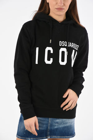 ICON Felpa COOL FIT  in Cotone Garzato con Cappuccio