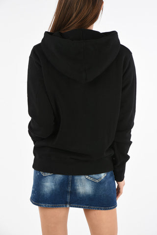 ICON Felpa COOL FIT  in Cotone Garzato con Cappuccio