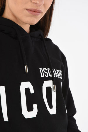 ICON Felpa COOL FIT  in Cotone Garzato con Cappuccio