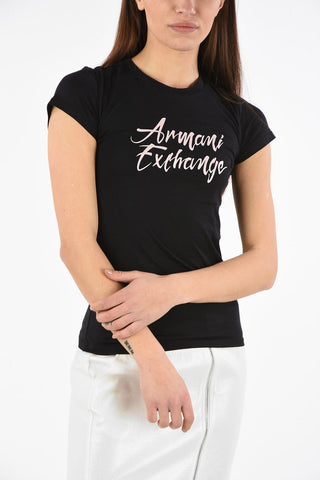 ARMANI EXCHANGE Jersey T-shirt with Logo-Print