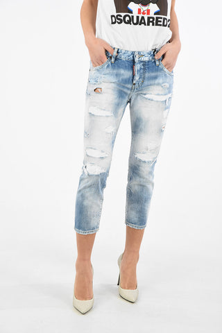 Distressed Cropped COOL GIRL Jeans