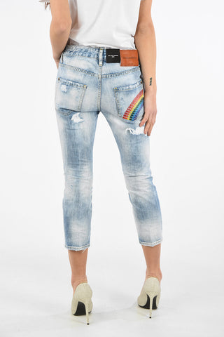 Distressed Cropped COOL GIRL Jeans