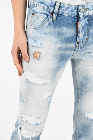 Distressed Cropped COOL GIRL Jeans
