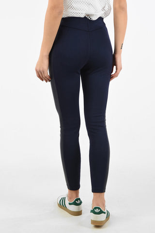 ARMANI EXCHANGE Side Zip Closure Piping Leggings with Ecoletaher Details
