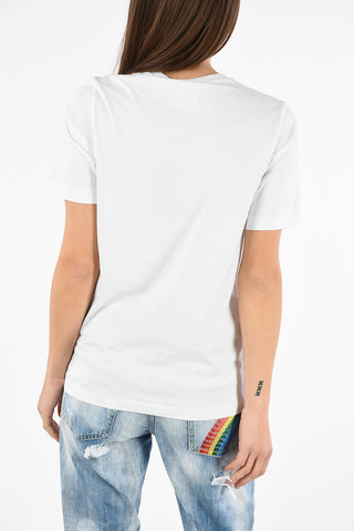 Rainbow Twins Print RENNY FIT T-shirt