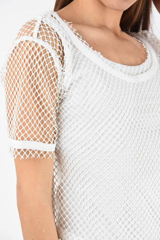 ARMANI EXCHANGE Openwork Crew-neck T-shirt