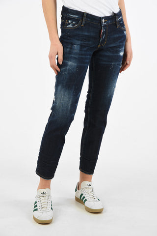 Vintage Effect Cropped JENNIFER Jeans