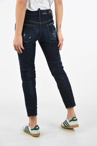 Vintage Effect Cropped JENNIFER Jeans