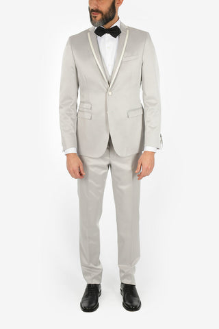 CC COLLECTION CERIMONIA REFINED drop 8R 3 piece waistcoat suit